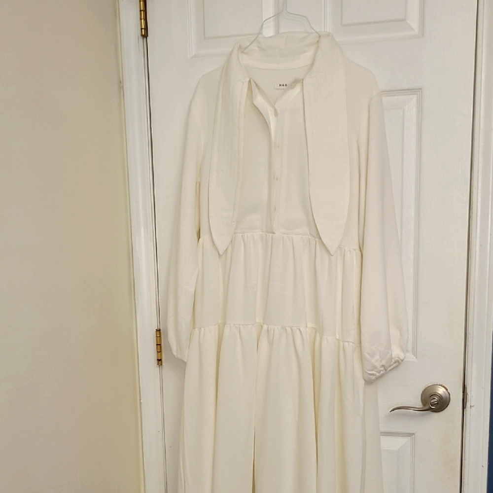 Harper White Dress Elegant NWT